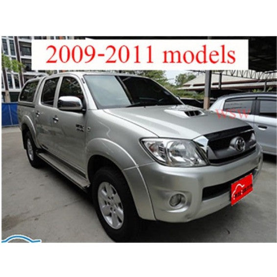 สีชุบโครเมี่ยม ครอบไฟท้าย TOYOTA HILUX VIGO 2004 - 2010 ครอบ ไฟท้าย โตโยต้า วีโก้ ครอบฝาท้าย ครอบท้าย - Image 3