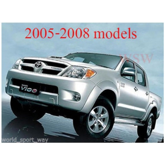สีชุบโครเมี่ยม ครอบไฟท้าย TOYOTA HILUX VIGO 2004 - 2010 ครอบ ไฟท้าย โตโยต้า วีโก้ ครอบฝาท้าย ครอบท้าย - Image 2