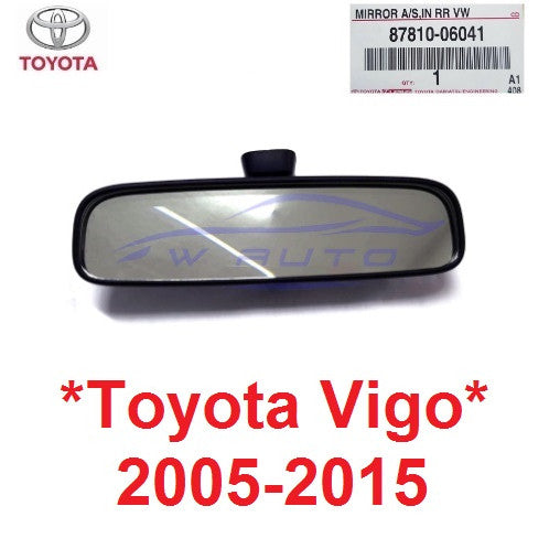 กระจกมองหลัง แท้ศูนย์ TOYOTA HILUX 2005 - 2015 VIGO CHAMP กระจกในเก๋ง โตโยต้า วีโก้ แชมป์ กระจกในรถ กระจกส่องหลัง ท้ายรถ