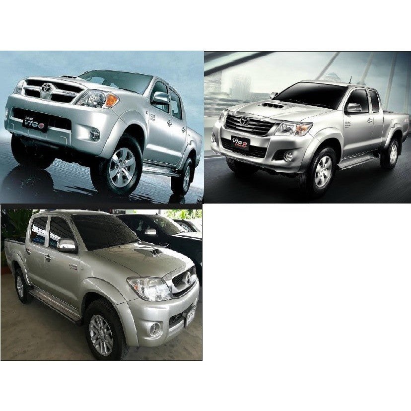 2ชิ้น 3.0 LOGO แผ่นป้ายโลโก้ติดข้างรถ โตโยต้า วีโก้ สีชุบ TOYOTA HILUX VIGO MK6 SR5 2005 - 2011 โลโก้ สติ๊กเกอร์ - Image 3