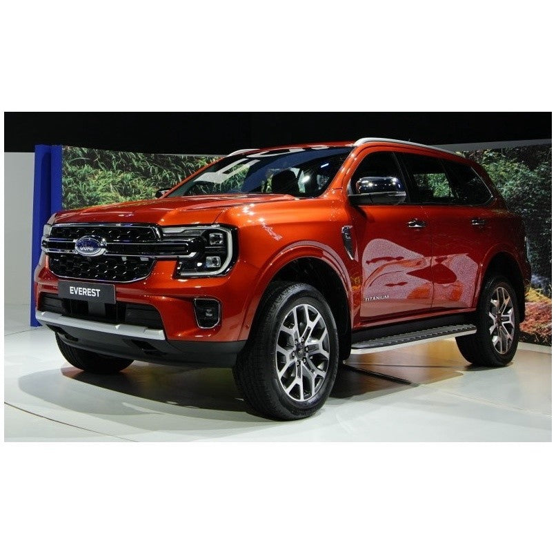 ถาดรองมือเปิดประตู ลายเคฟล่า Ford Everest SUV 2022 - 2024เบ้ารองมือ ฟอร์ด เอเวอเรสต์ ถ้วยรองมือเปิด เบ้ามือ เบ้ากันรอย - Image 3