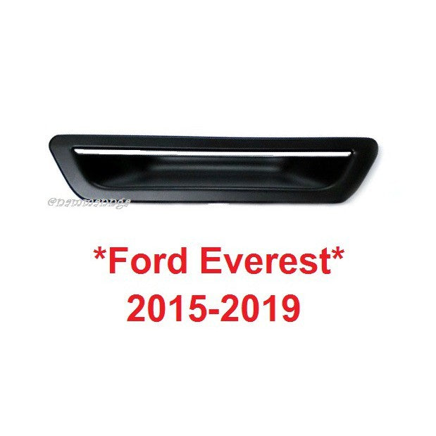 สีดำด้าน ครอบมือเปิดท้าย FORD EVEREST SUV 2015-2019 ฟอร์ด เอเวอเรสต์ เบ้ารองมือเปิดประตู ท้ายรถ กันรอย ถ้วยมือเปิดท้าย