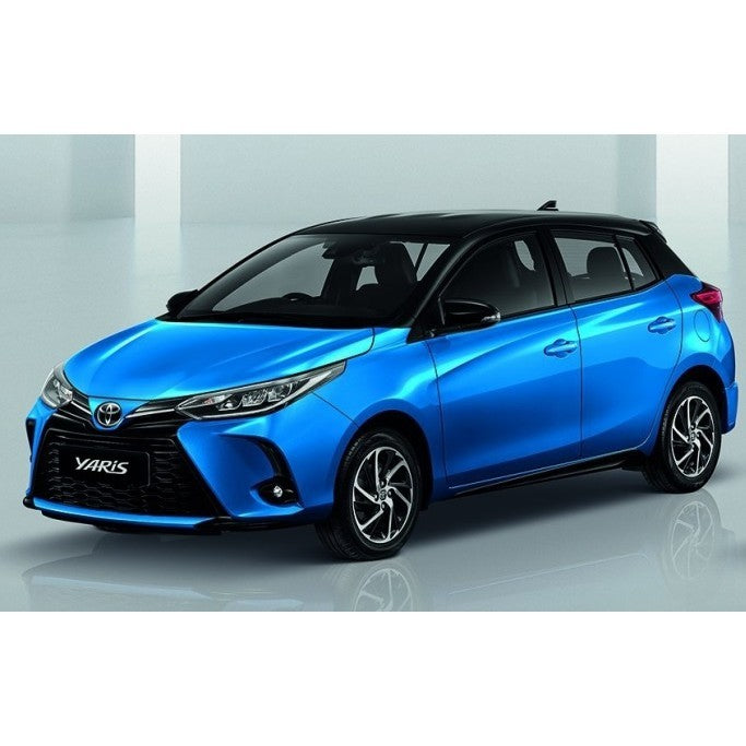 ลายเคฟล่า ชายบันไดประตู Yaris Hatchback ATIV 2017 2018 - 2020 โตโยต้า ยาริส รุ่น 4/5 ประตู ชายบันได Toyota สคัพเพลท - Image 3