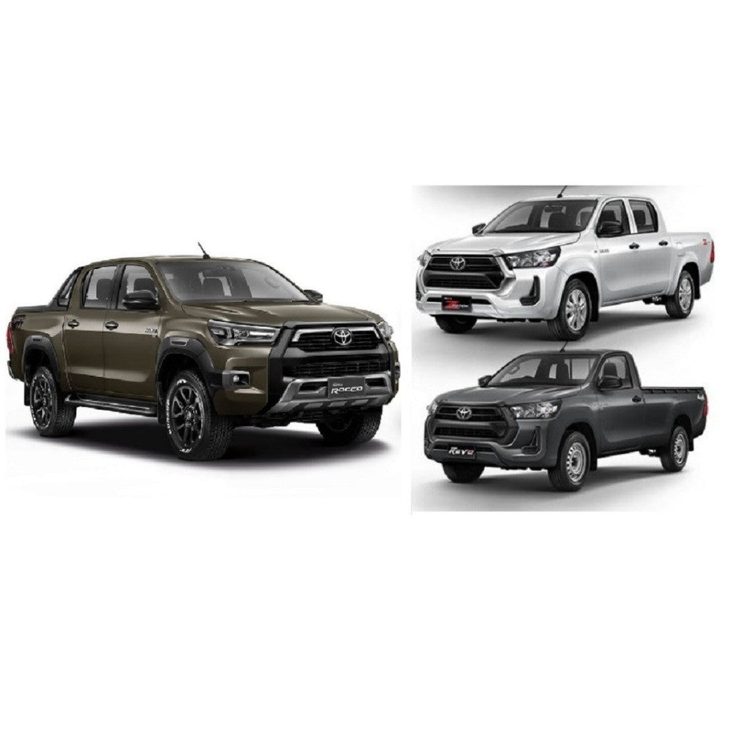 ครอบมือดึงท้าย Toyota Revo Rocco 2015 - 2024 โตโยต้า รีโว่ ร็อคโค่ ครอบเบ้าท้าย เคฟล่า รุ่นมี ไม่มี รูกล้อง มือเปิดท้าย - Image 6