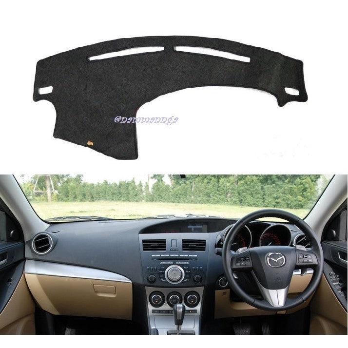 พรมคอนโซล Mazda 3 2012 - 2015 มาสด้า 3 รุ่นไม่มีจอ พรมปูคอนโซลหน้ารถ พรมปูแผงหน้าปัด พรมหน้ารถ พรมรถ พรม พรมในรถ - Image 2