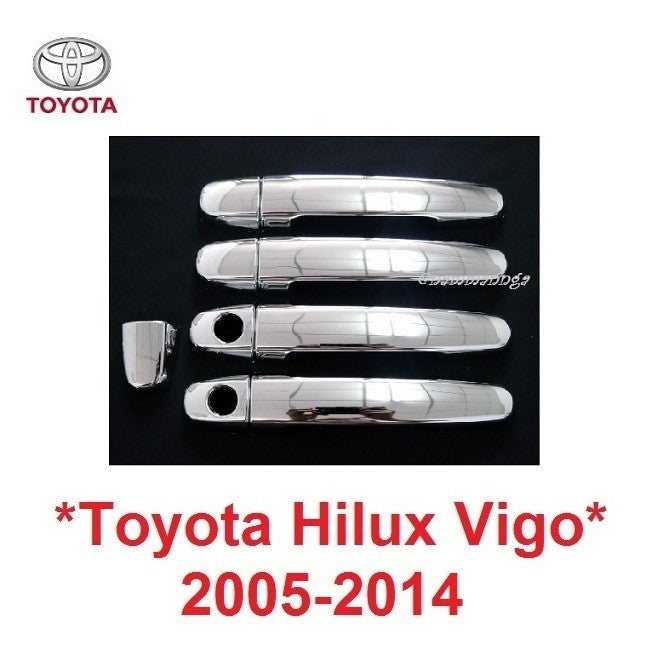 Hilux Vigo 2005 - 2014 ครอบมือจับประตู รถกระบะ Toyota โตโยต้า วีโก้ ครอบมือเปิด ประตู ครอบมือจับ ครอบมือ ที่ดึงประตู - Image 6