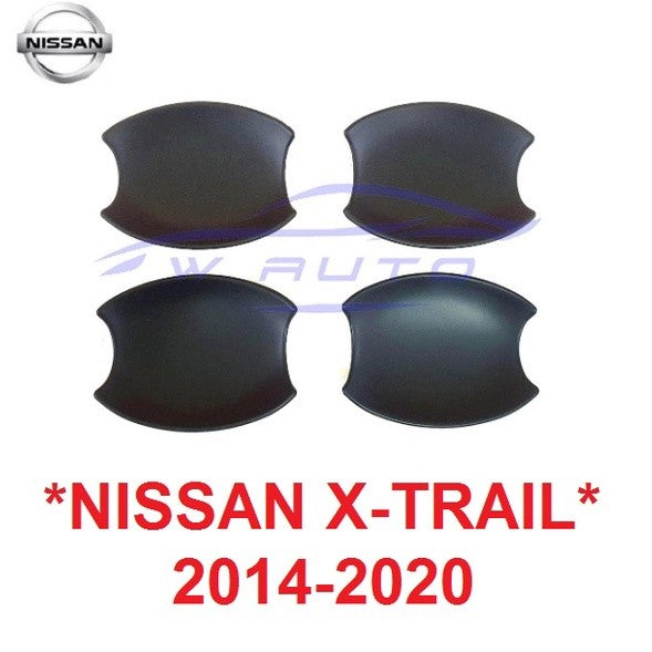 ถาดรองมือเปิดประตู สีดำ Nissan X-trail 2014 - 2021 นิสสัน เอ็กซ์เทล เบ้ามือจับประตู เบ้ารองมือเปิด ถ้วยมือเปิด นาวาร่า