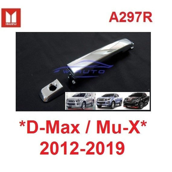 มือดึงประตู มีรู ISUZU DMAX MU-X 2012 - 2019 มือเปิดนอก อีซูซุ ดีแม็กซ์ มิวเอ็กซ์ มือเปิดประตู ที่ดึงประตู D-MAX MUX