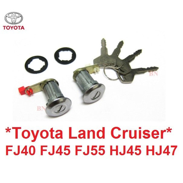 กุญแจประตู 1ชุด Toyota Landcruiser series FJ40 FJ45 FJ55 HJ45 HJ47 กุญแจรถยนต์ โตโยต้า แลนครุยเซอร์ กุญแจรถ กุญแจประตู