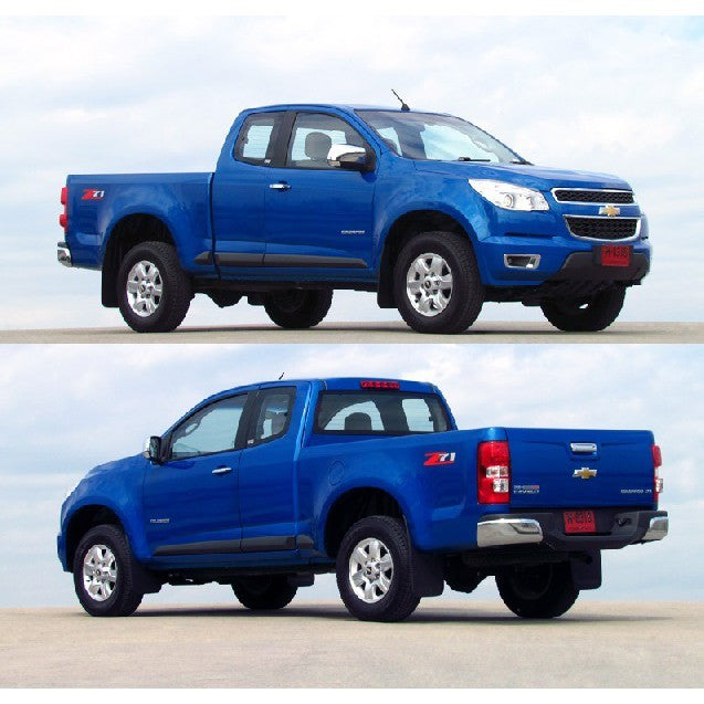 พรมหน้า Chevrolet Colorado 2012 - 2015 Trailblazer รุ่นคอนโซลกลางฝาเปิด เชฟโรเลต โคโลราโด เทรลเบลเซอร์ พรมปูคอนโซลหน้ารถ - Image 3