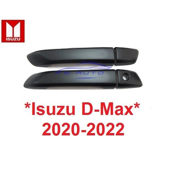 รองtop ครอบมือจับประตู Isuzu D-Max 2020 2021 2022 สีดำด้าน อีซูซุ ดีแม็กซ์ ครอบมือดึง ครอบมือเปิด ประตู DMAX - Image 6
