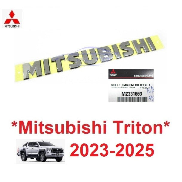 ศูนย์ MITSUBISHI LOGO โลโก้ติดกระจังหน้า TRITON 2023 2024 2025 มิตซูบิชิ ไทรทัน หน้ากระจังรถ โลโก้ สติ๊กเกอร์ กระจังหน้า - Image 10