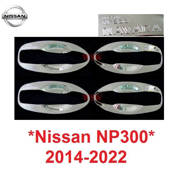 ถาดรองมือเปิดประตู นิสสัน นาวาร่า NP300 2014 - 2022 Nissan เบ้ารองมือเปิด เบ้ากันรอย เบ้ามือจับ ถ้วยรองมือเปิด - Image 8