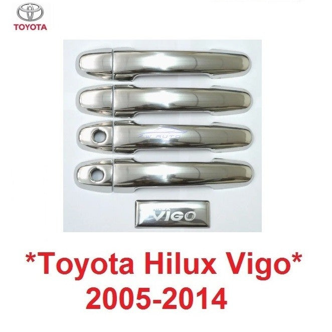 Hilux Vigo 2005 - 2014 ครอบมือจับประตู รถกระบะ Toyota โตโยต้า วีโก้ ครอบมือเปิด ประตู ครอบมือจับ ครอบมือ ที่ดึงประตู