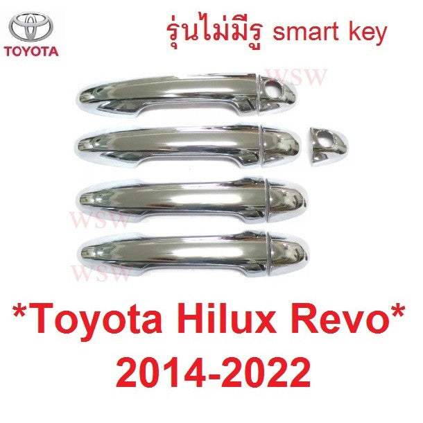 ไม่Top ครอบมือจับประตู Toyota Revo 2015 - 2022 โตโยต้า รีโว่ ครอบมือดึง ครอบมือเปิดประตู ครอบมือจับ ที่ดึงประตู Rocco