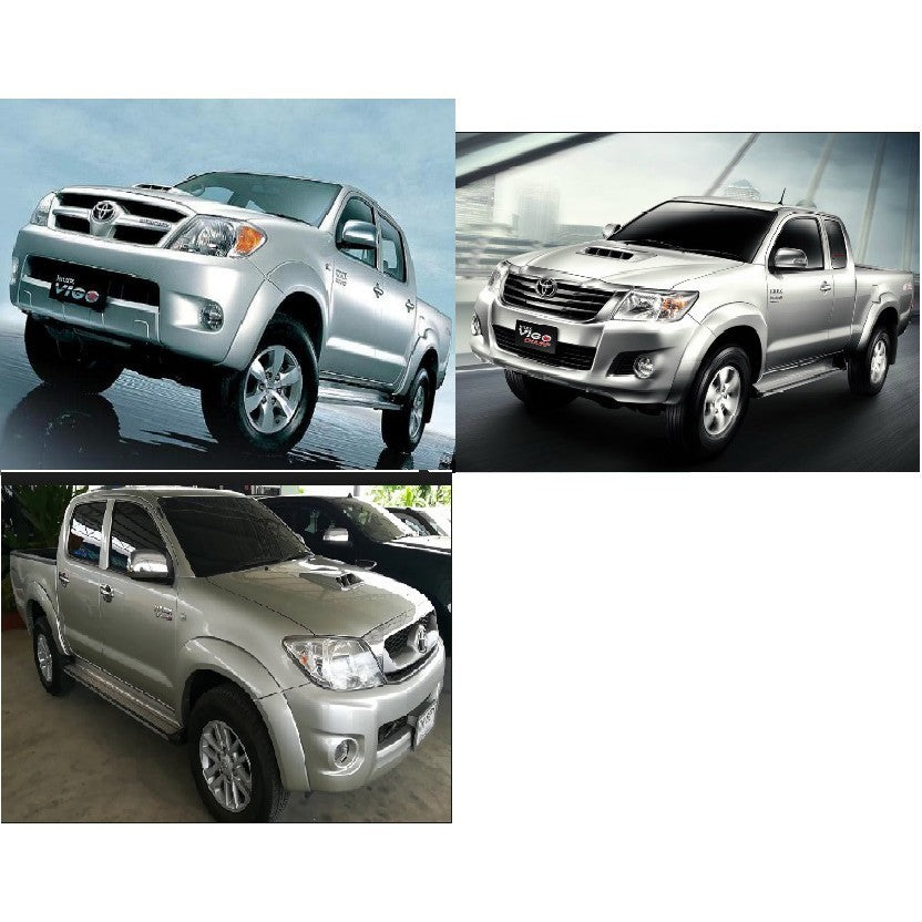เบ้ากันรอย Toyota Hilux Vigo 2005-2014 โตโยต้า วีโก้ ครอบมือจับ โครเมี่ยม ชุด ถาดรองมือเปิดประตู ครอบมือเปิด เบ้ามือ - Image 3