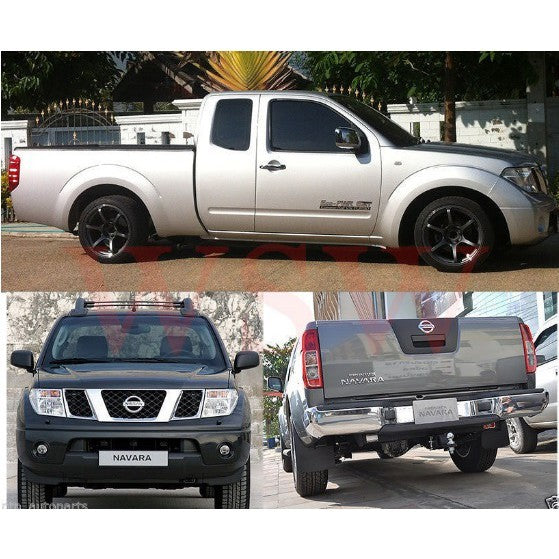 แปะเทป ครึ่งล่าง ครอบมือเปิดท้าย Nissan Navara D40 2005 - 2014 นิสสัน นาวาร่า ครอบ มือดึงฝาท้าย เปิดท้าย เบ้าท้าย - Image 3