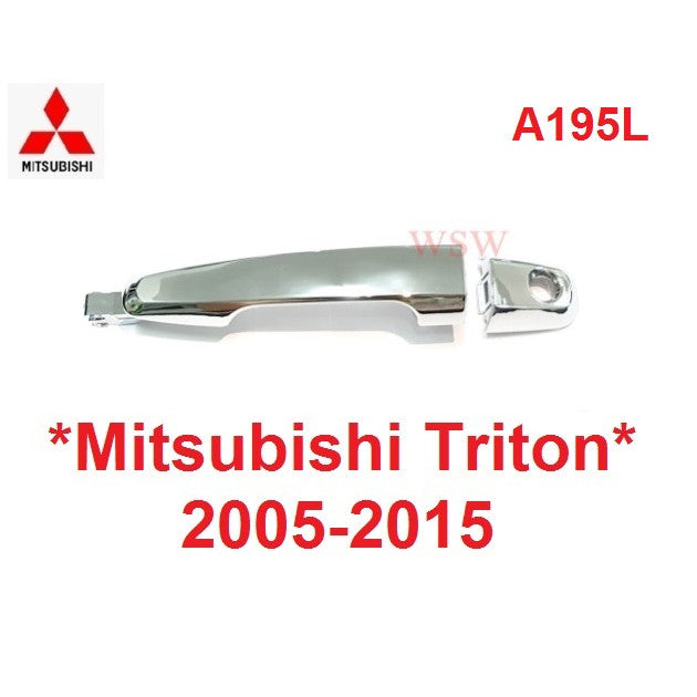 อะไหล่ มือเปิดนอก มีรูกุญแจ MITSUBISHI TRITON 2005 - 2015 มิตซูบิชิ ไทรทัน ปาเจโร มือเปิดประตูหน้า ที่ดึง มือดึงประตู - Image 6