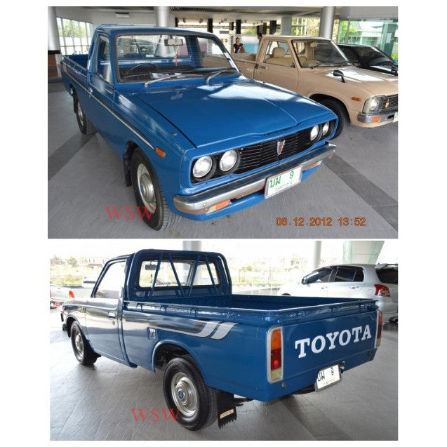 ตัวเตี้ย กระจกมองหลัง TOYOTA HILUX 1972 - 1978 ในเก๋ง 2WD โตโยต้า อาร์เอ็น RN 20 RN25 ในรถ ส่องหลัง - Image 3