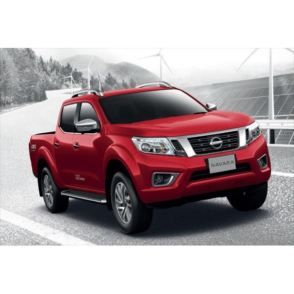 โลโก้แดง เบ้ากันรอย Nissan Navara NP300 2014 - 2022 นิสสัน นาวาร่า เบ้ามือจับประตู ถาดรองมือเปิดประตู เบ้ารองมือเปิด - Image 4