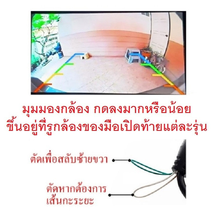 กล้องมองหลัง Ford Ranger 2012 - 2020 Mazda BT50 ฟอร์ด เรนเจอร์ มาสด้า บีที50 กล้องถอย มือเปิดท้ายกระบะ มีกล้อง - Image 3