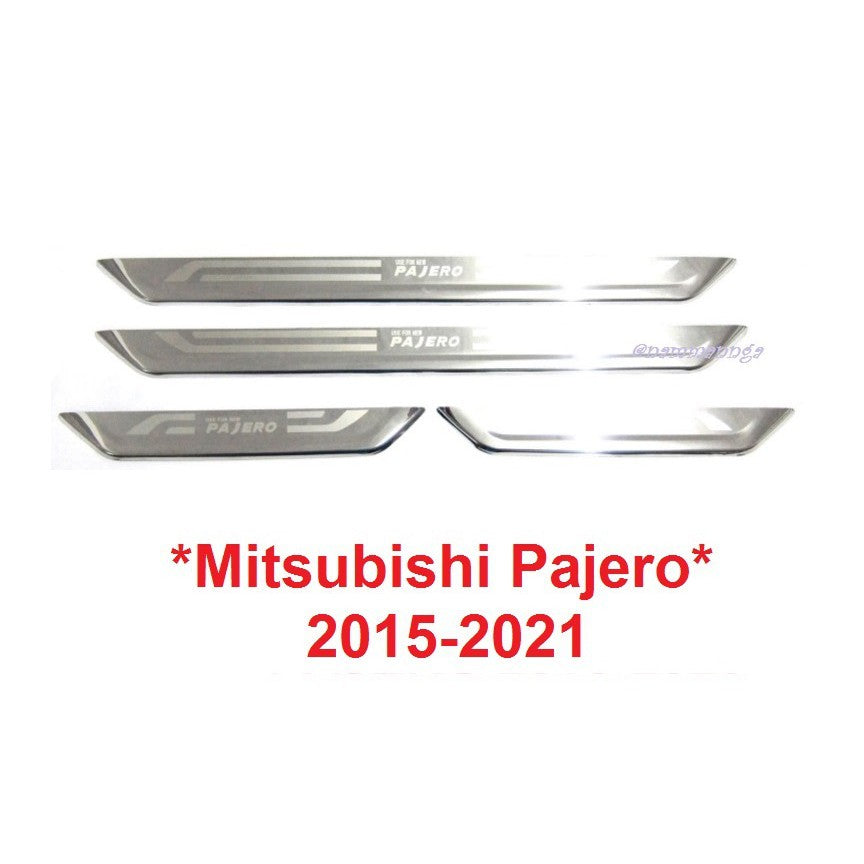 ปลายเฉียง สคัพเพลท มิตซูบิชิ ปาเจโร สปอร์ต 2015 - 2021 Pajero Sport ชายบันได ประตู คิ้ว กันรอย ขอบประตู 2019 ปาเจโร่