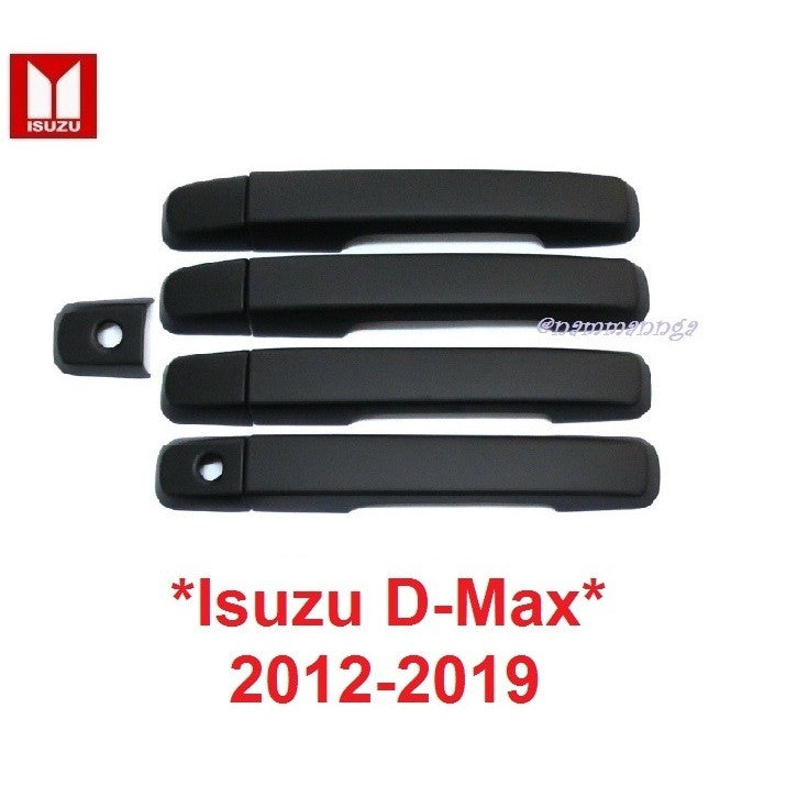 ครอบมือจับ ประตู สีดำด้าน Isuzu D-Max 2012 - 2019 อีซูซุ ดีแม็กซ์ 1.9 DMAX มือดึง มือเปิด ดีแม็ค กันรอย ที่ดึง - Image 7
