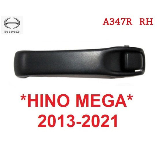 มือเปิดประตู ข้างขวา HINO 500 MEGA 2003 - 2021 มือเปิดนอก ฮีโน่ เมก้า ฮิโน มือดึงประตู ที่ดึงประตู มือจับ ที่เปิดประตู