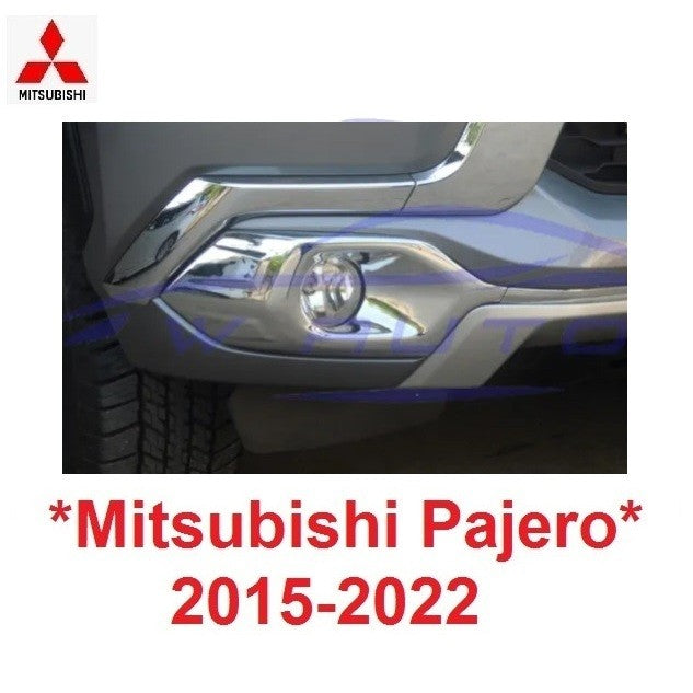 ครอบไฟตัดหมอก มิตซูบิชิ ปาเจโร่ 2015 - 2019 MITSUBISHI PAJERO SPORT ครอบ ไฟสปอร์ตไลท์ 2018 SPOTLIGHT ครอบสปอตไลท์ - Image 9