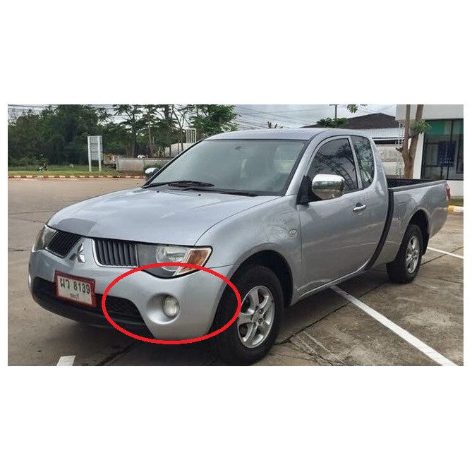 ครอบไฟตัดหมอก MITSUBISHI TRITON 2005 2006 2007 2008 มิตซูบิชิ ไทรทัน ไตรตัน ครอบสปอตไลท์ ครอบสปอร์ตไลท์ - Image 2