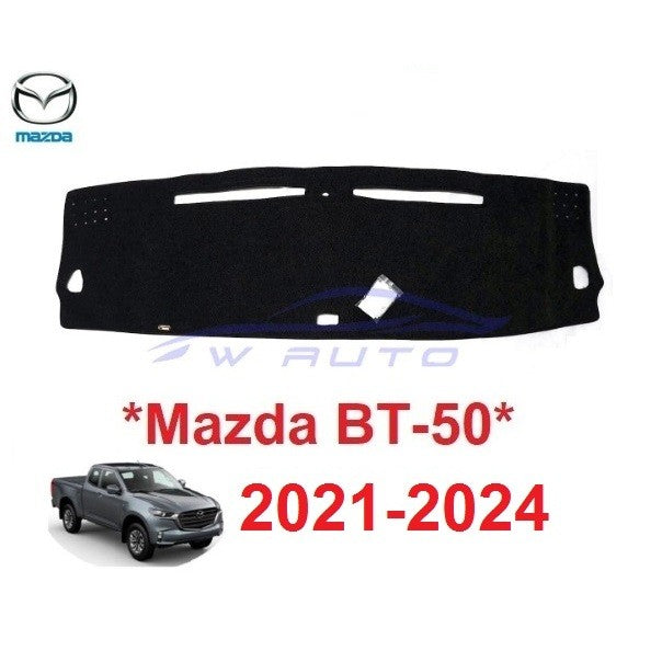 พรมปูคอนโซล หน้ารถ มาสด้า Mazda BT-50 Pro 2021 2022 2023 2024 พรมปูแผงหน้าปัด BT50 BT 50 พรมคอนโซน พรมหน้าปัด พรมหน้ารถ