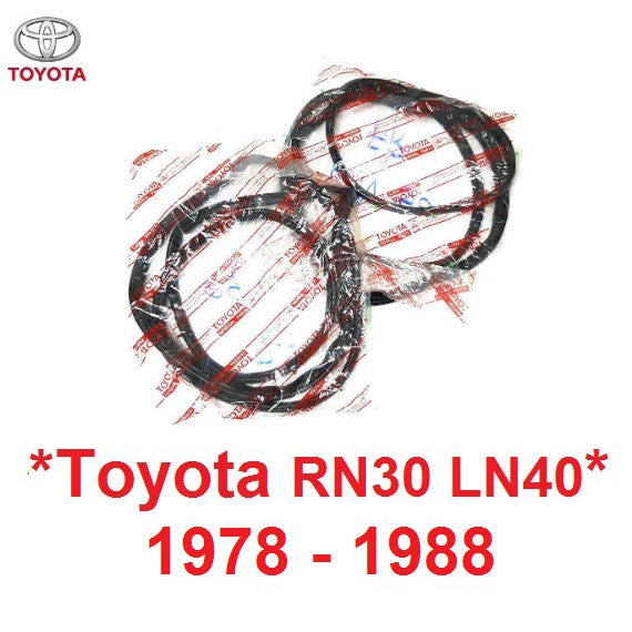 ยางขอบประตู รุ่น2ประตู TOYOTA HILUX 1978 - 1988  LN30 LN40 RN30 RN46 20R 22R 4RUNNER ยางริม ยางขอบ ซีลยางประตู โตโยต้า