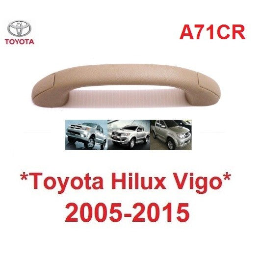 สีครีม มือโหนหลังคา Toyota Hilux Vigo 2005 - 2014 โตโยต้า วีโก้ อะไหล่ ภายในรถยนต์ มือโหน มือดึง รถ มือจับห ที่จับ - Image 4
