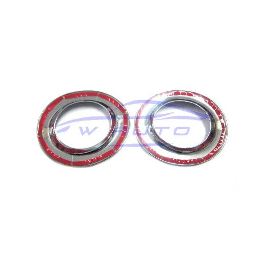 สีชุบโครเมี่ยม ครอบไฟตัดหมอก NISSAN March 2011 2012 2013 2014 นิสสัน มาร์ช ครอบสปอร์ตไลท์ สปอร์ตไลต์ ครอบไฟหรี - Image 2