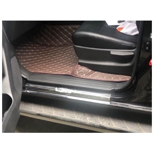 สแตนเลสสตีล ชายบันไดประตู Isuzu D-Max Dmax 2012-2019 สคัพเพลท อีซูซุ ดีแม็กซ์ รุ่น 4 ประตู คิ้วกันรอยขอบประตู ชายบันได - Image 2