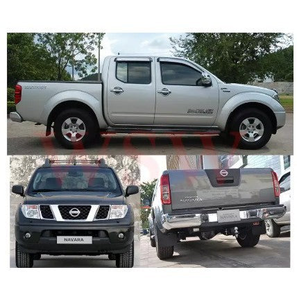 สีชุบโครเมี่ยม ครอบไฟหน้า NISSAN NAVARA D40 2005 - 2014 นิสสัน นาวาร่า 2013 ST STX ของแต่งนาวาร่า ไฟหน้ารถ โฉมเก่า - Image 5