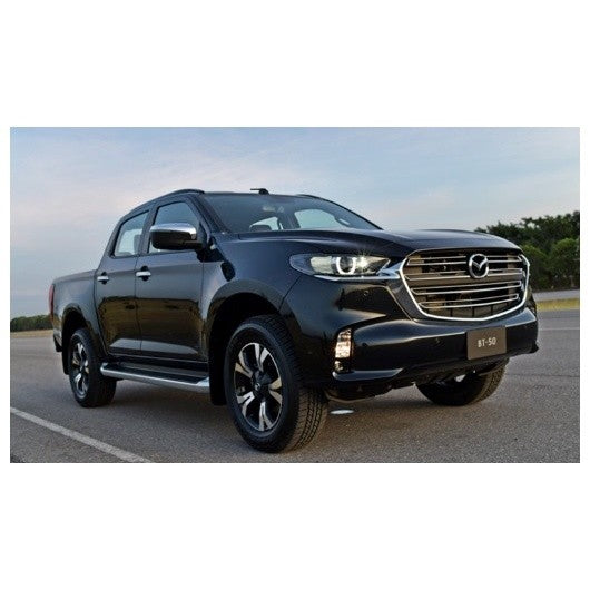 รุ่นTOP ครอบมือจับประตู ลายเคฟล่า Mazda BT-50 2020 2021 2022 มาสด้า บีที50 ครอบมือดึงประตู ครอบมือเปิด bt50 bt 50 - Image 4