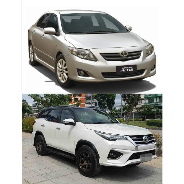 Toyota ครอบมือจับประตู Vigo Altis Vios Yaris Fortuner 2005 - 2014 เคฟล่า โตโยต้า วีโก้ วีออส อัลติส ครอบมือเปิดประตู - Image 5