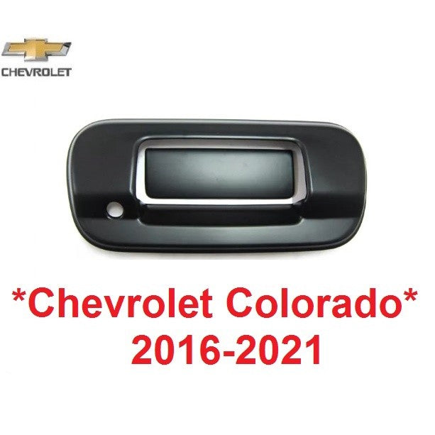 แปะเทป ครอบมือเปิดฝาท้าย CHEVROLET COLORADO 2016 - 2022 ครอบมือเปิด เชฟโรเลต โคโลราโด้ ครอบมือดึงท้าย ครอบมือเปิดท้าย