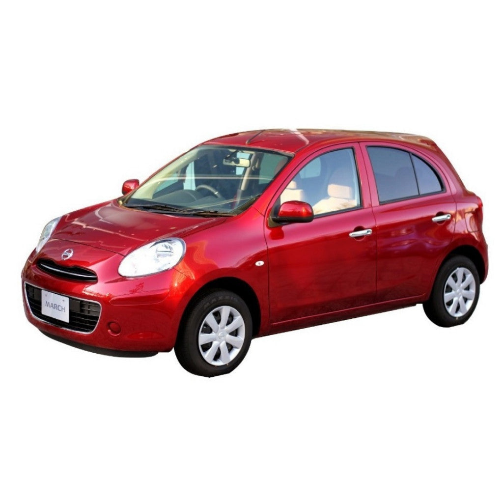 สีชุบโครเมี่ยม ครอบไฟตัดหมอก NISSAN March 2011 2012 2013 2014 นิสสัน มาร์ช ครอบสปอร์ตไลท์ สปอร์ตไลต์ ครอบไฟหรี - Image 3
