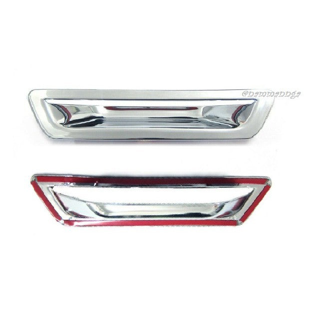 ครอบมือเปิดท้าย สีชุบโครเมี่ยม FORD EVEREST SUV 2015-2019 ฟอร์ด เอเวอเรสต์ เบ้ารองมือเปิดประตูท้ายรถ ถ้วยมือเปิดท้าย - Image 2