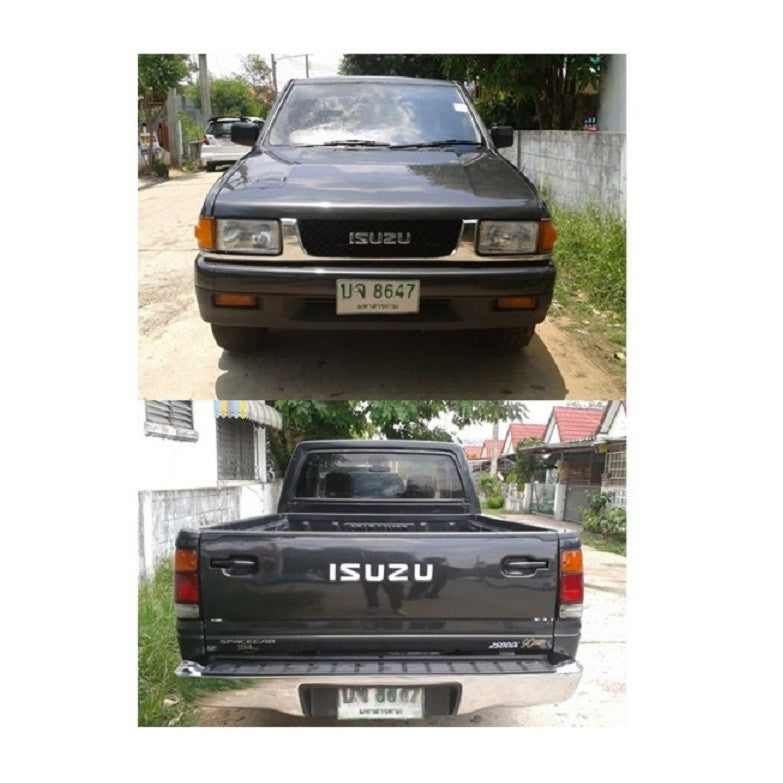 ไฟในกันชน สาย2-3เส้น ISUZU HOLDEN TF TFR 1988 - 1997 ไฟหรี่กันชน อีซูซุ ทีเอฟอาร์ มังกรทอง ไฟตัดหมอก เลนส์ใส ไฟ - Image 3