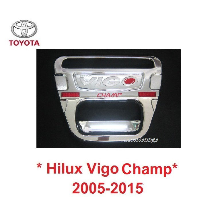 ครอบมือเปิดท้าย Hilux Vigo Champ 2005-2014 โครเมี่ยม Toyota โตโยต้า วีโก้ แชมป์ ครอบมือดึงท้าย รถ เบ้ามือเปิด ท้าย