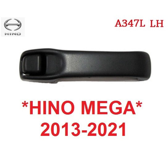 มือเปิดประตู ข้างซ้าย HINO 500 MEGA 2003 - 2021 มือเปิดนอก ฮีโน่ เมก้า ฮิโน มือดึงประตู ที่ดึงประตู มือจับ ที่เปิดประตู