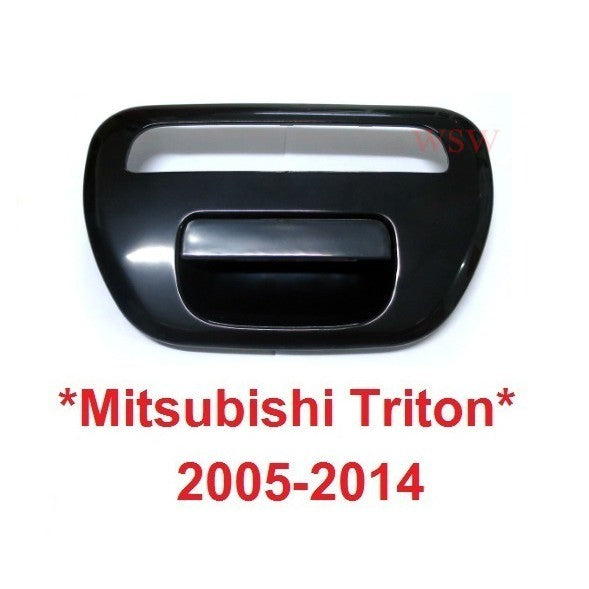 อะไหล่ สีดำ มือเปิดท้ายกระบะ MITSUBISHI TRITON L200 2005 - 2015 มิตซูบิชิ ไทรทัน ท้ายรถ มือดึง ฝาท้าย ที่เปิดท้าย A266