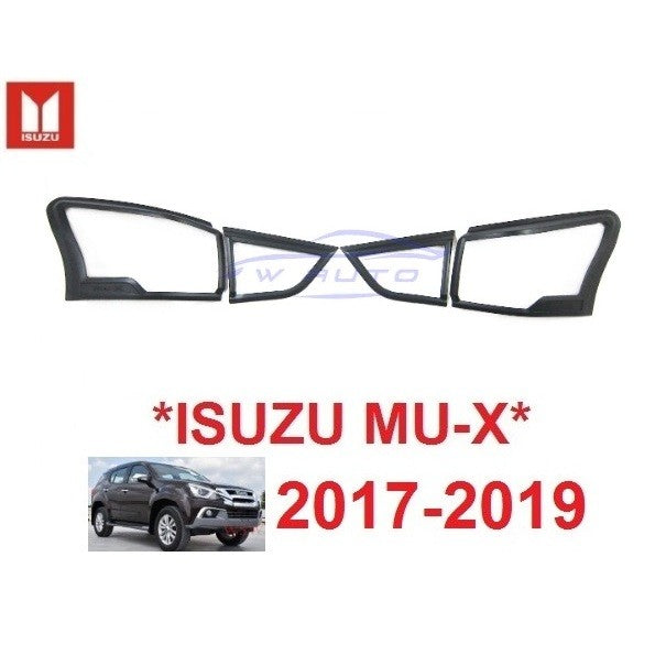 MU-X ครอบไฟท้าย 2017 2018 2019 สีดำด้าน อีซูซุ มิวเอ็กซ์ ครอบไฟ ฝาไฟท้าย รถยนต์ แต่งไฟ MU X Isuzu MUX - Image 7
