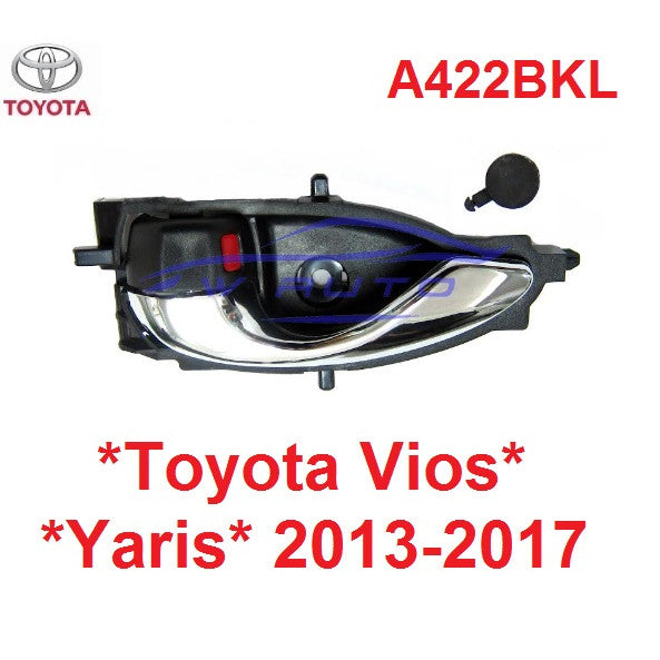 LH มือเปิดประตู ด้านใน TOYOTA VIOS YARIS 2014 2015 2016 2017 โตโยต้า วีออส ยาริส มือเปิดใน มือดึงประตู ที่เปิดประตู