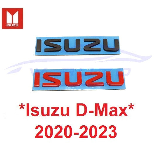ISUZU Logo โลโก้ อีซูซุ ดีแม็กซ์ DMAX 2020 2021 2022 ตัวหนังสือ ท้ายกระบะ ป้าย ดีแม็ค แผ่นป้าย โลโก้ติดฝาท้าย d-max