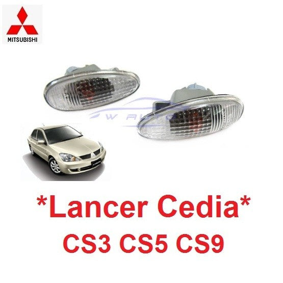 มิตซูบิชิ ไฟแก้ม แลนเซอร์ ซีเดีย Mitsubishi Lancer Cedia CS3 CS5 CS9 เลนส์ใส ไฟเลี้ยวแก้ม Cedia AA ไฟเลี้ยวข้าง ไฟ