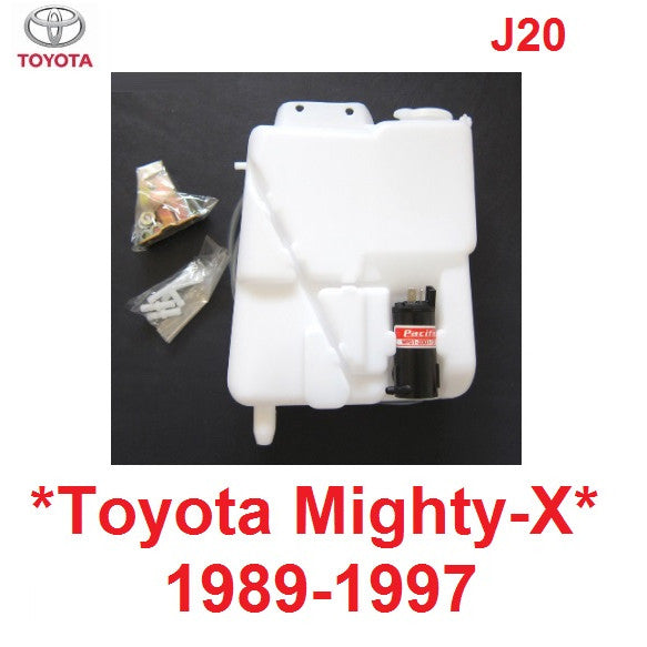กระปุก ที่ฉีดน้ำล้างกระจก โตโยต้า ไมตี้เอ็กซ์ 1989 - 1997 TOYOTA MIGHTY-X LN85 J20 กระป๋องฉีดน้ำ MIGHTY X MTX